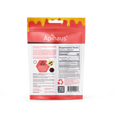 Apihaus Manuka Honey and Propolis Lollipops 20 pcs Strawberry Vanilla Flavor