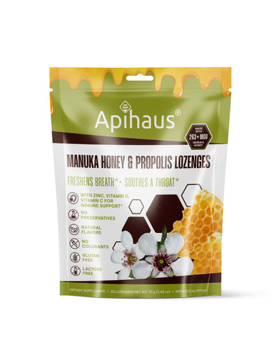 Manuka Honey and Propolis Lozenges  with Eucalyptus 20 pcs
